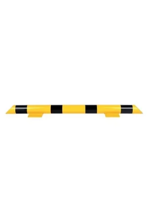 Butée de Protection pour Parking CRASH STOP Longueur 1200mm Acier Galvanisé Jaune et Noir - 60-30 - NEUVE Produit De Marque