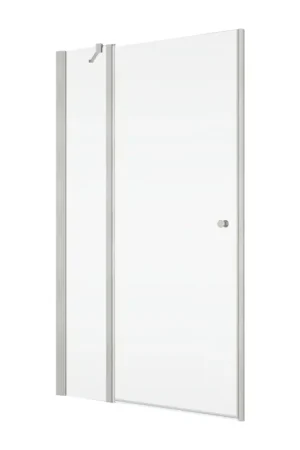 Remise Porte de Douche RONAL Solino avec Partie Fixe en Ligne Verre Transparent - SOL13SM15007 - NEUVE