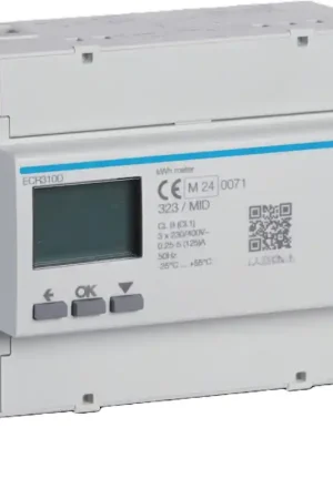 Compteur d'Énergie Triphasé 125A HAGER Communiquant Mobdus RS485 MID - ECR310D - NEUF Satisfait Ou Remboursé