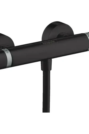 Mitigeur Thermostatique de Douche HANSGROHE Ecostat Comfort Noir Mat - 13116670 - NEUF Offre Limitée