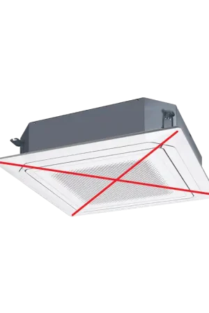Livraison Express Unité Intérieure Cassette de Climatisation Réversible 9kW FUJITSU GENERAL Airflow Monophasé - AUXM030GLEH - NEUVE