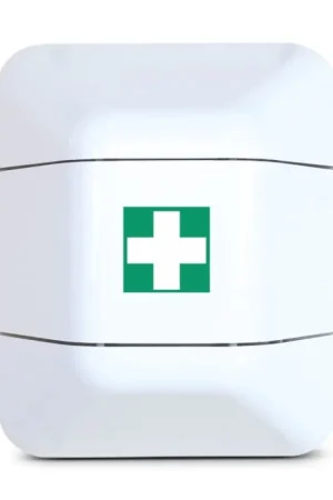 Prix Bas Armoire de Stockage pour Extincteur Défibrillateur ou Trousse de Secours L434xP225XH528mm EICHNER Blanc - 9127-01113 - NEUVE