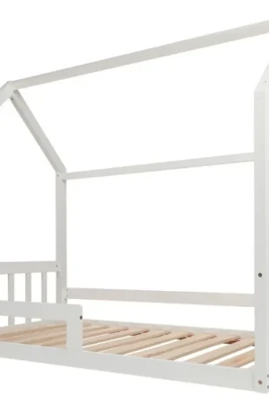 Achat Immédiat Lit Cabane Blanc 70x140cm PRÉMAMAN Prémissori Montessori pour Bébé et Enfant - PCHVWD-CCC-UNQ - NEUF