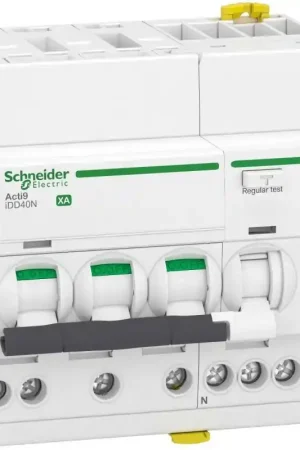 Acheter Direct Disjoncteur Différentiel Auto SCHNEIDER Acti9 iDD40N XA 3P+N 16A Courbe C 6000A/10kA 30mA Type AC - A9DP3716 - NEUF