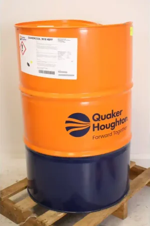 Certifié Fût de 195L Fluide d'Usinage Huile Soluble pour Métaux QUAKER HOUGHTON Quakercool - 3618 HBFF - NEUF Déclassé