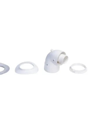 Terminal Ventouse Horizontal ATLANTIC D60-100 et Coude 90° Compatible Hysae Hybrid - 074014 - NEUF Seulement Aujourd'hui
