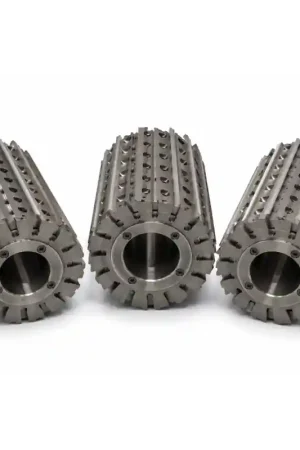 Lot de 3 Cylindres Porte-Couteaux pour Raboteuses et Moulurières AKE Ø203x310x50 Z16 Hydro - 406877 - NEUF Usine Directe