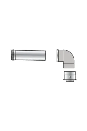 Jusqu'à Épuisement Des Stocks Kit de Raccordement 3CEP DE DIETRICH DY921 Ø80/125mm pour Chaudière sur Conduit Collectif - 100020019 - NEUF