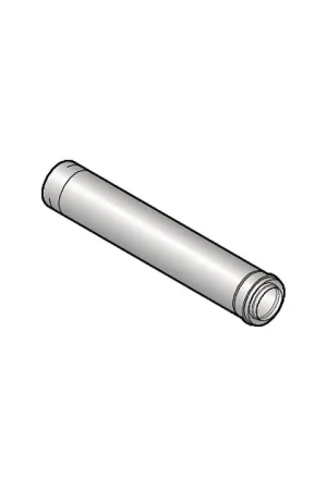 Rallonge Concentrique Ø 80/125mm DE DIETRICH DY129 Longueur 1950mm Alu/PPs - 84887529 - NEUF Paiement Sécurisé