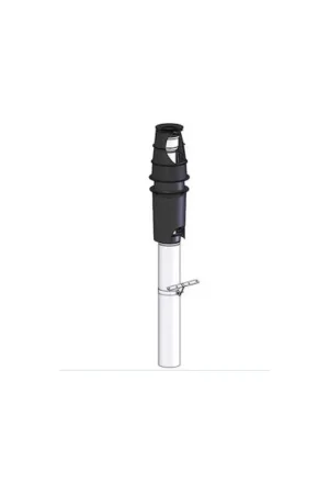 Prix Réduit Terminal de Raccordement Concentrique Vertical Ø 60/100mm DE DIETRICH DY928 PPs Noir pour Chaudières - 7650968 - NEUF