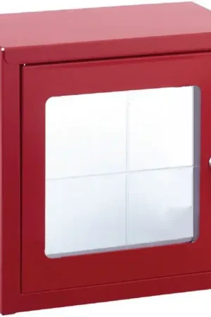 Boîte Sous Verre Boitier Coffret Vanne Gaz Rouge THERMADOR avec Serrure à Clé 600x600x300mm - BSVD663 - NEUVE Déclassée Nouveauté