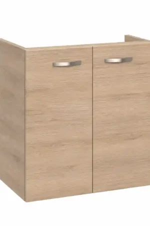 Meuble Sous-Vasque NEOVA Milano 2 Portes 70cm Chêne Bardolino Naturel - A2355694 - NEUF Bon Plan