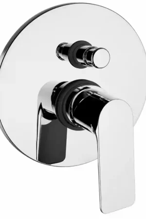 Mitigeur de Douche Encastré AQUANCE Bery 2 Voies avec Plaque Chromé - 20241 - NEUF Achetez Aujourd'hui