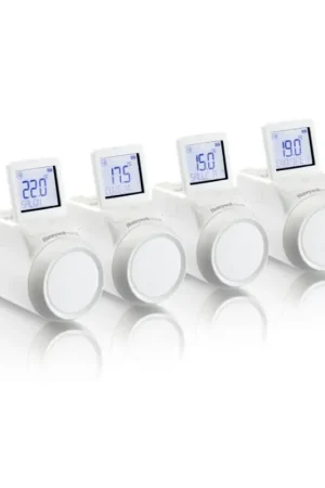 Dernière Chance Pack de 4 Têtes Thermostatique Programmables HONEYWELL Home pour Thermostat Evohome M30x1,5 - HR924WE - NEUF