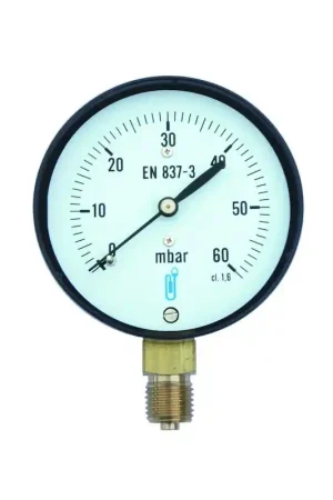 Commande En Gros Manomètre à Capsule 618 Radial DISTRILABO 0,4bar 1/4" pour Chauffage - 6183RV43D - NEUF