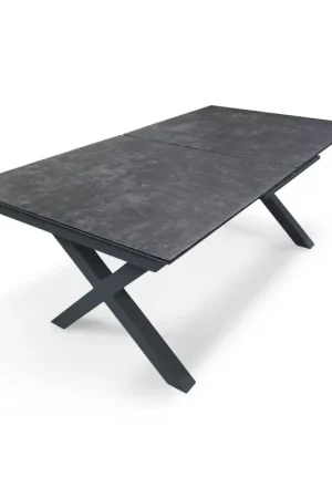 Bon Marché Table de Jardin Extensible 180/240cm DCB GARDEN Floride Aluminium avec Plateau Céramique - FLORIDE-TB240-CER-AN -NEUVE Déclassée