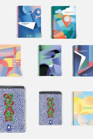 Lot de 40 Carnets A5 et A4 PAPIER TIGRE Rêves, Voyage, Projets, Lectures, Feel Good, Coloriage et Recettes - NEUF Prix Bas