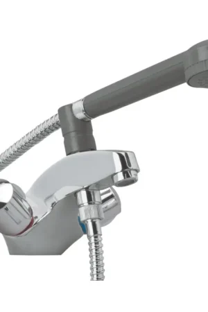 Haute Qualité Mélangeur Bain-Douche avec Douchette à Main PORCHER Ulysse Monotrou Tête à Clapet - D1634AA - NEUF