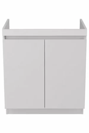Meuble Salle de Bain 60cm ALTERNA Primeo 2 Portes Blanc - 4799147 - NEUF Déclassé Meilleur Choix