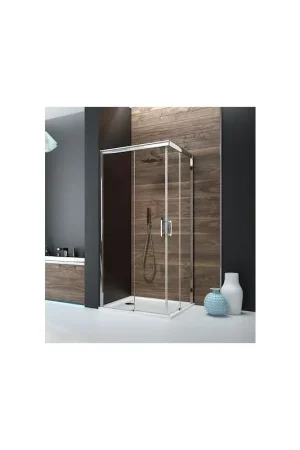 Paroi de Douche Coulissante TYXO Angle Sans Seuil 80x90cm Gauche - L13TXCAS0033G - NEUVE Déclassée Top Vente