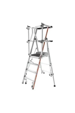 Haute Qualité Escabeau Plate-Forme Mobile TUBESCA Veloce 4 Marches H294cm - 02274174 - NEUF