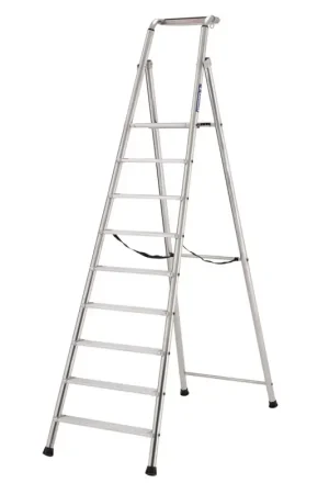 Escabeau Super Intensif TUBESCA Aluminium 9 Marches H404cm - 619-235 - NEUF Déclassé Affaire À Saisir