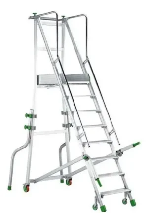 Acheter Direct Escabeau Plate-Forme Individuelle Mobile FACAL 9 Marches Ergonomique à Poignées PIR - CA5/200-K - NEUF