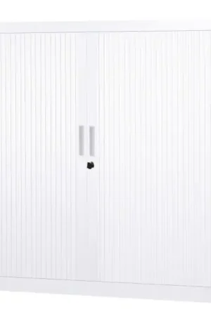 Dernière Chance Armoire Basse Bureau MTI 100x105x43cm Blanc - C012922 - NEUVE Déclassée