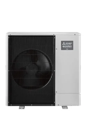 Certifié Unité Extérieure de Pompe à Chaleur Air/Eau Réversible 10kW MITSUBISHI Ecodan R32 Monophasé - PUZ-SWM100VAA - NEUVE Déclassée