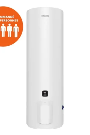 Chauffe-Eau Électrique 300L ATLANTIC Aquéo Connecté ACI Hybride Vertical Stable Monophasé - 154431 - NEUF Déclassé Commande En Gros