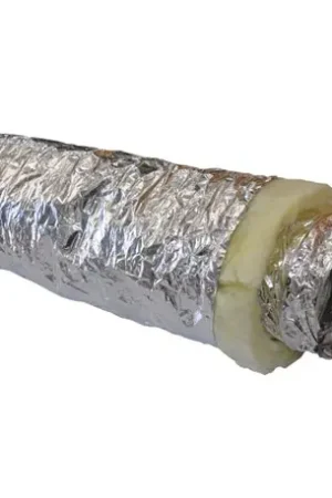 Gaine isolée micro-perforée 6270152 epaisseur 50 mm Ø 204 mm / 10 m Super Prix
