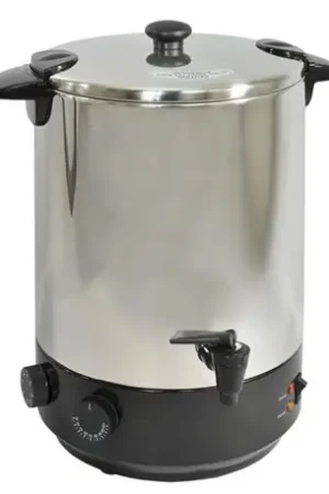 Bon Plan Stérilisateur / Traiteur 19 L électrique avec minuterie ZJ200TD 1650 Watts inox et noir