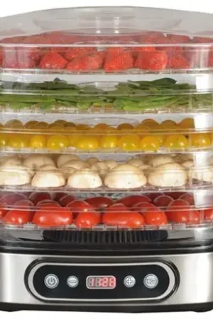 Vente Flash Déshydrateur 5 plateaux Inox SECCO5IX 450 Watts inox brossé