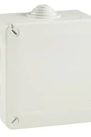 Vente Directe Boîte de dérivation étanche Pico 100x100 Prof. 50 grise à tétines IP55 960°C