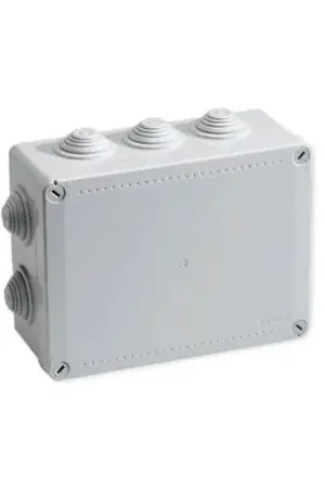 Boîte de dérivation étanche Pico 190x140 Prof. 70 grise à tétines IP55 960°C Prix Cassé