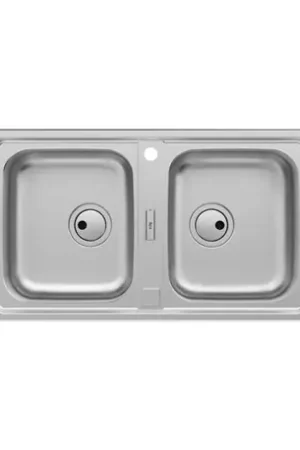 Achetez Aujourd'hui Evier Siena 80 2C Inox, 2 cuves