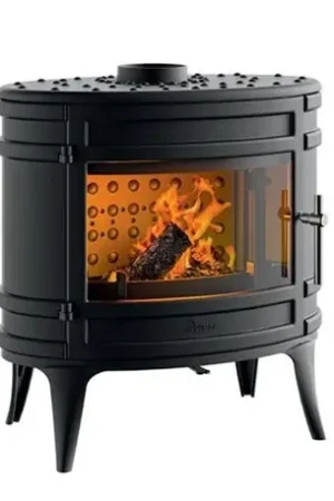 Nouvel Arrivage Poêle à bois Mandorin P648304 8 kWatts Noir