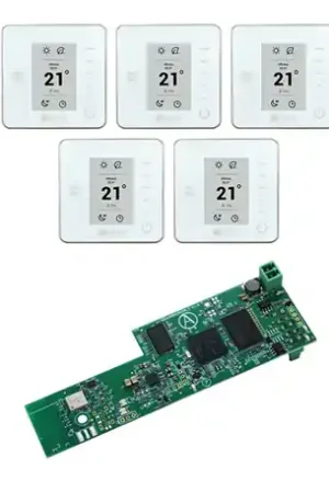 Usine Directe Pack Thermostats 5 Think + 1 Webserver Cloud Wi-Fi
