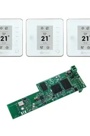 Achat Immédiat Pack Thermostats 3 Think + 1 Webserver Cloud Wi-Fi