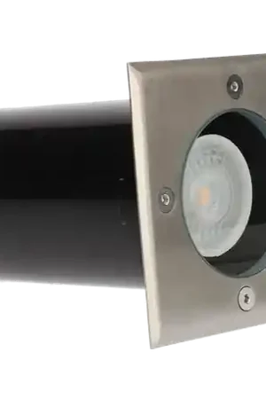 Vente Flash Spot encastrable extérieur LED TULIP Carré GU10 5W 380 Lm GARDEN