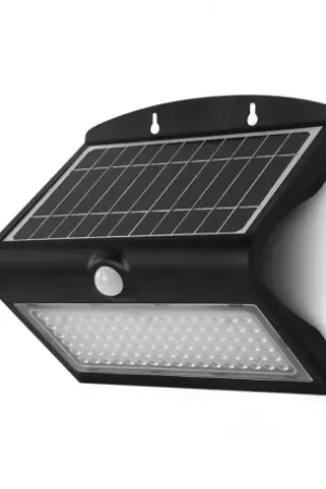 Vente Flash Applique murale LED solaire, 8W 850 Lm Blanc neutre détecteur IR + Crépusculaire SUNNY VIGNE 70477