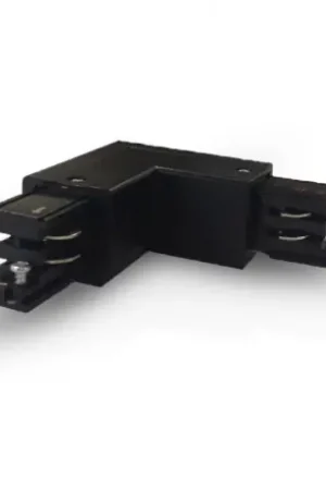 Achat Immédiat Connecteur triphasé coude L circuit extérieur gauche noir 82431