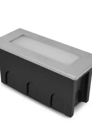 Achat Immédiat Spot LED encastré sol alu brossé 1,5W 60 Lm Blanc neutre 70741
