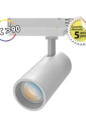 Acheter Direct Spot LED sur rail, blanc 35W 2975/3360/3080 Lm Blanc chaud à Blanc jour FOCUS CCT II 100205