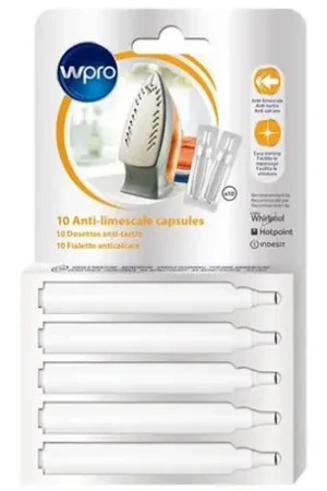 Pack de 10 dosettes anti-tartre SIM010 pour fer à repasser et centrale vapeur Produit De Marque