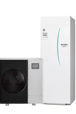 Pompe à chaleur air eau Ecodan Power Inverter Silence Duo 2 zones 6 kWatts, 170 Litres Monophasé R32 Achat Immédiat