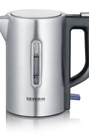 Bouilloire 0,5 L 3647 1100 Watts inox et noir Populaire