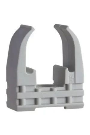 Offre Exclusive Lot de 100 clips à tube standard Mureva Fix ENN45116 Ø16 mm gris