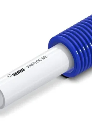 Lot de 25 m Tube prégainé Fastloc en couronne bleu Ø 25x2,5 - Réf : 13603251025 Offre Du Jour