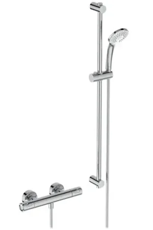 Acheter Direct Ensemble de douche Okyris thermostatique, barre 60 cm D0496AA